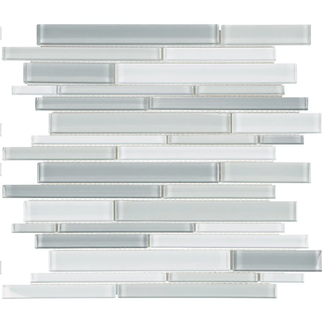 Shades of Grey, Linear - Glass Tile