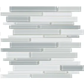 Shades of Grey, Linear - Glass Tile