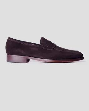 Smithson Penny Loafer V2 – Dark Brown Suede