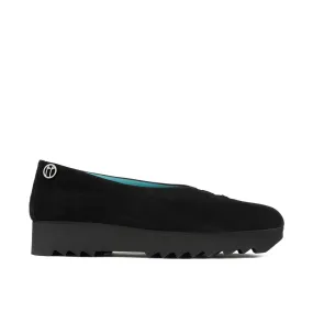 T GRACE BLACK SUEDE