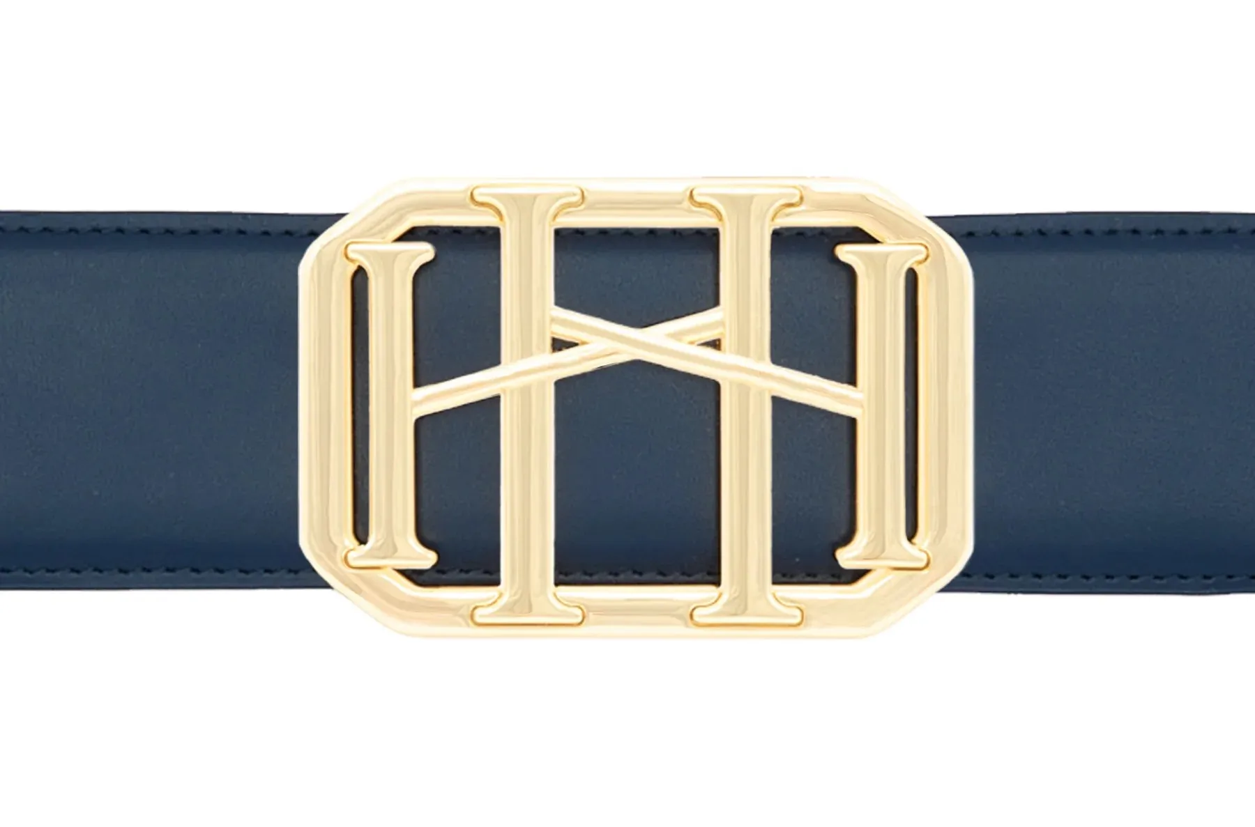 THE EQUESTRIAN BELT BY HEUREUX XII IN NAVY