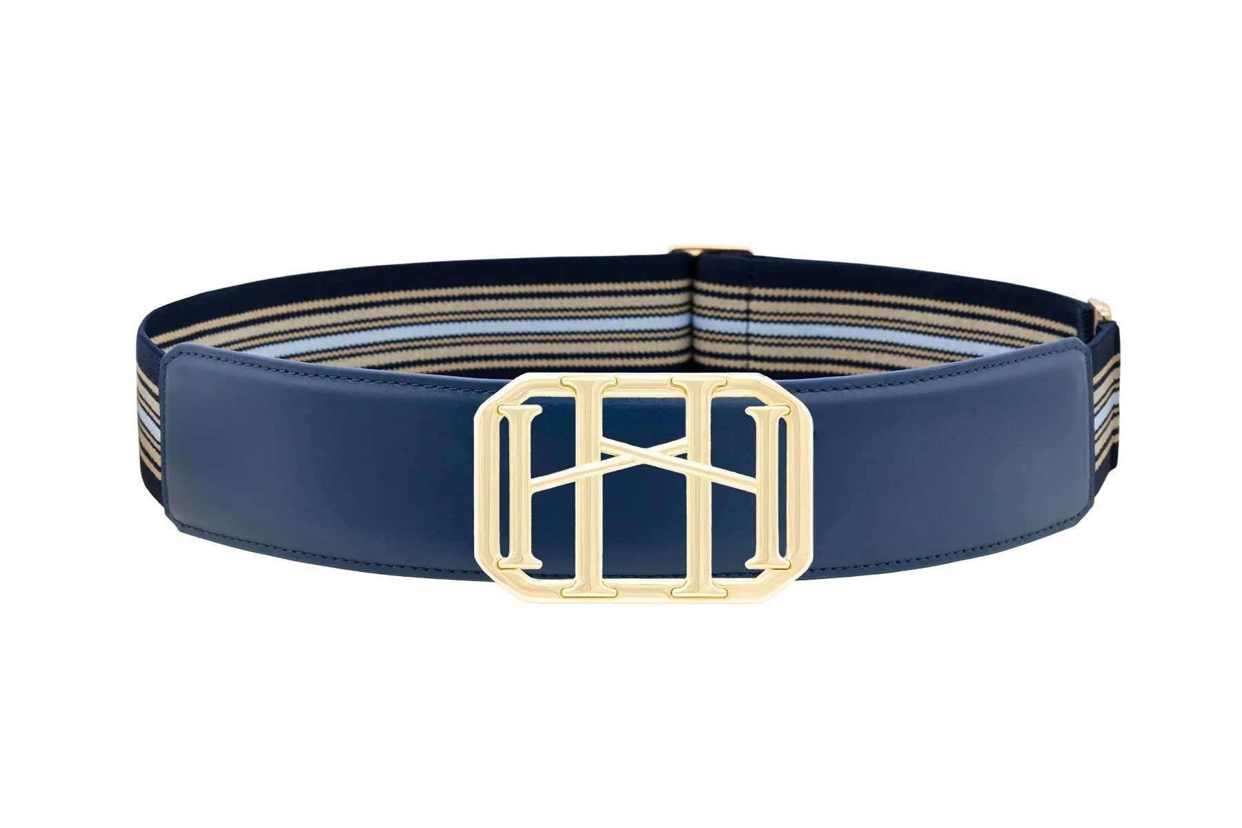 THE EQUESTRIAN BELT BY HEUREUX XII IN NAVY