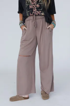 The Nest Cora Wide Leg Pants - Coco