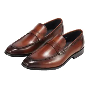 Trend4us Men's Classic Leather Penny Loafers