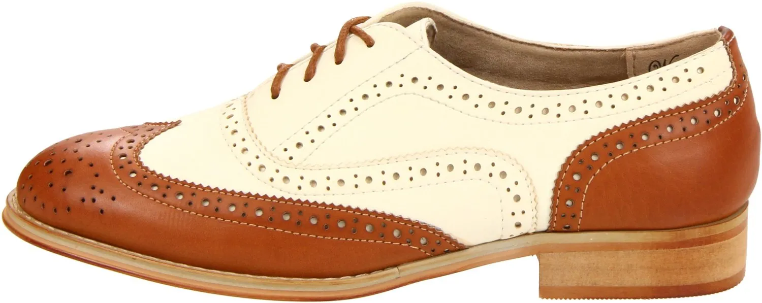 Wanted Shoes Women's Babe Oxford - Tan/Natural