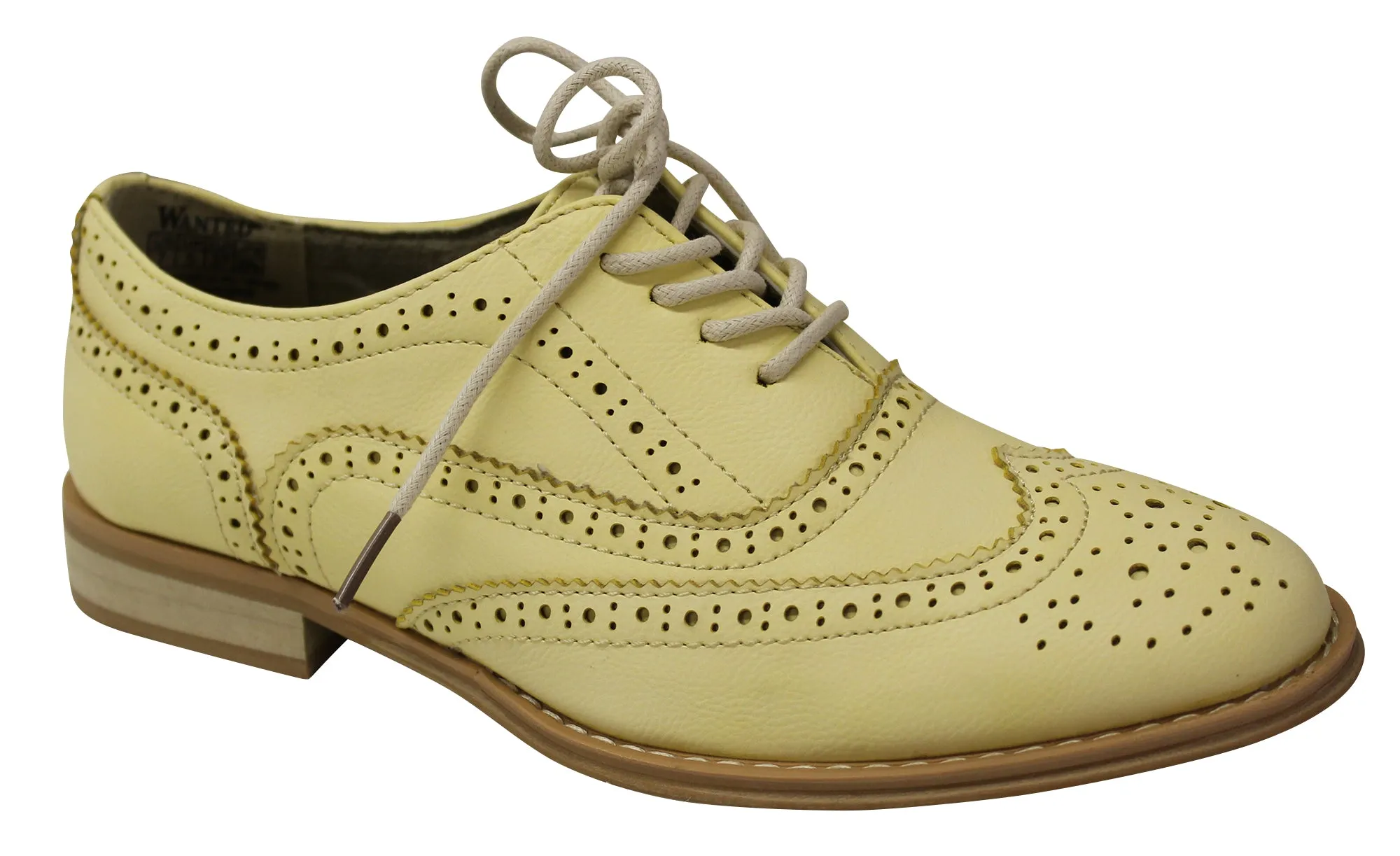 Wanted Shoes Women's Babe Oxford - Yellow