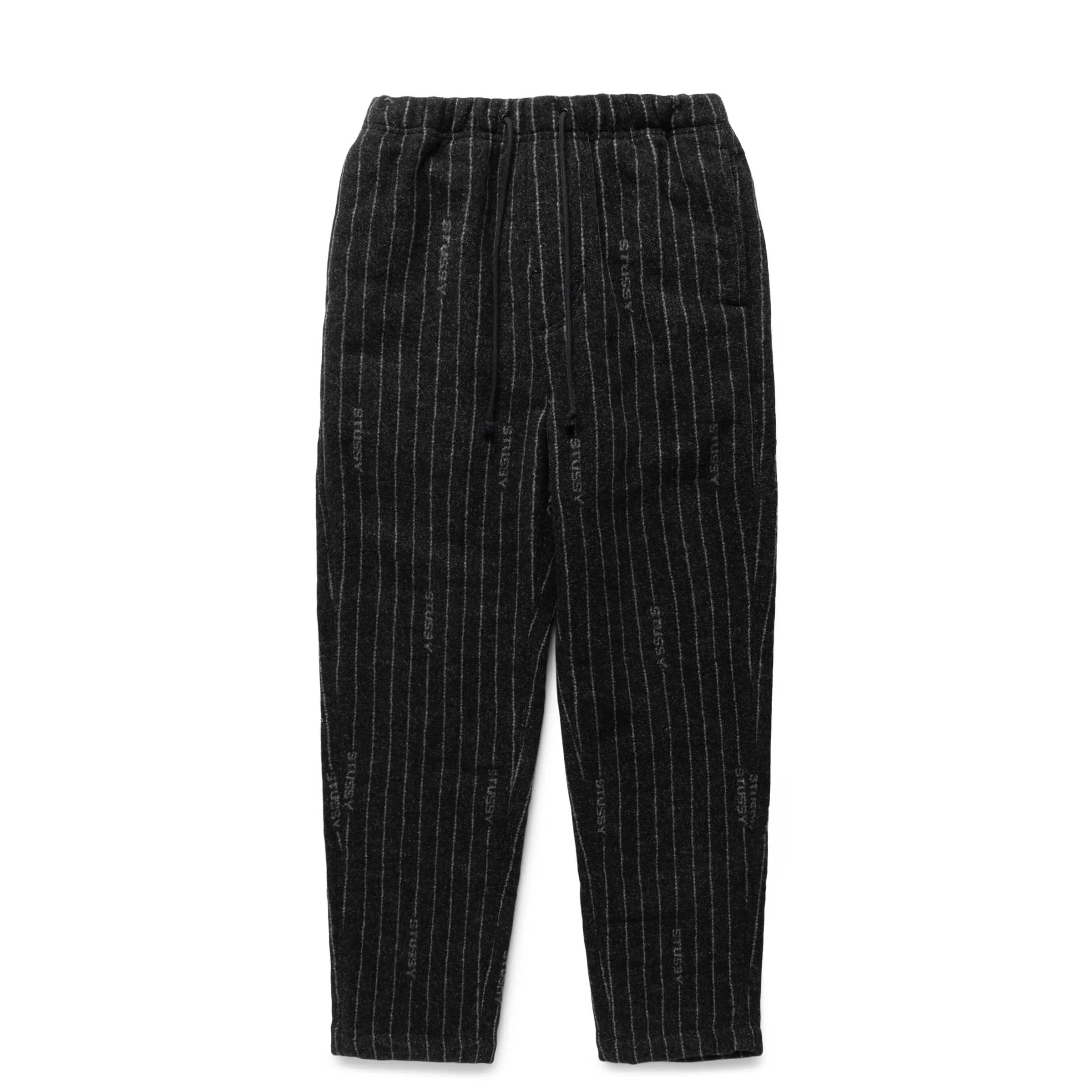 X STUSSY STRIPE WOOL PANTS