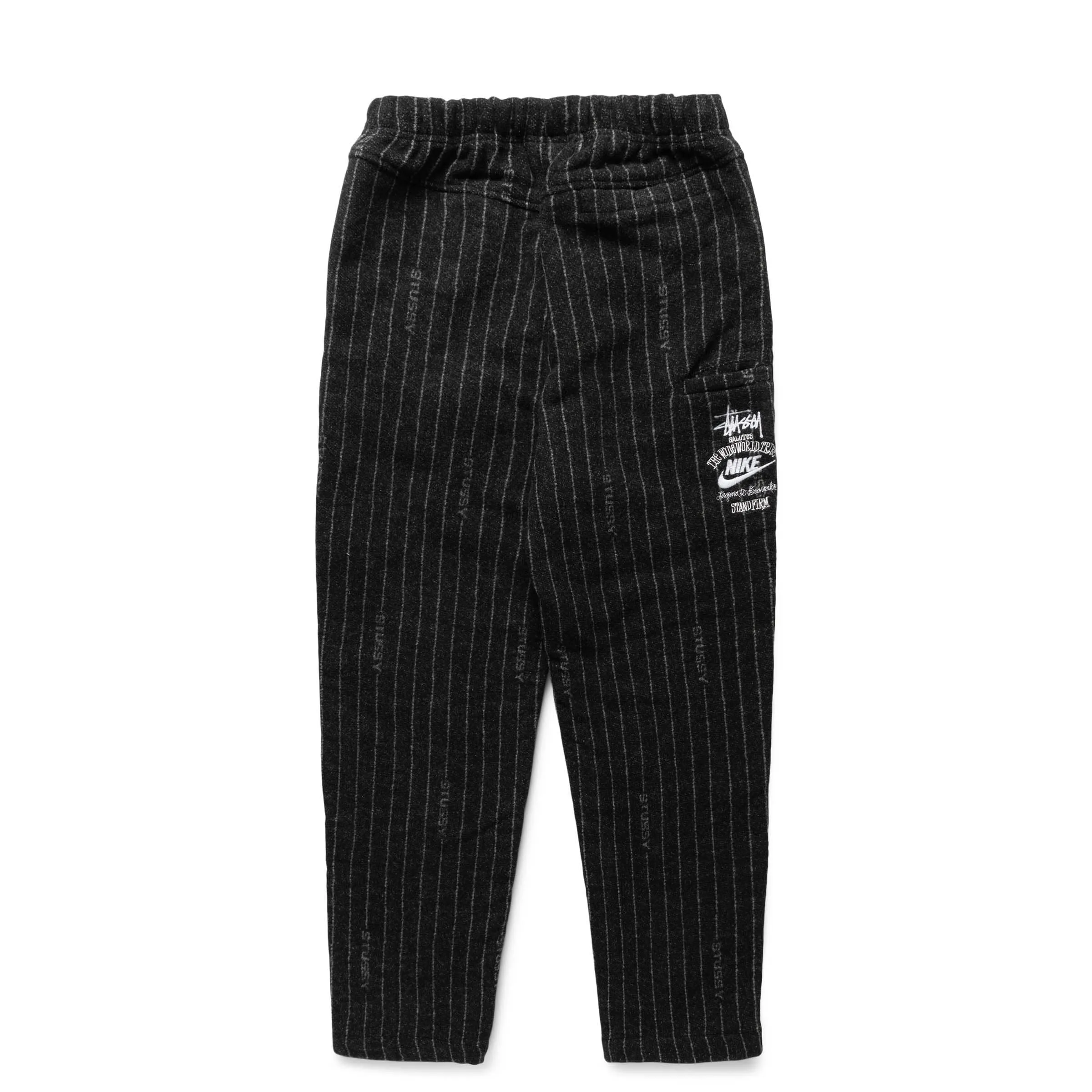 X STUSSY STRIPE WOOL PANTS